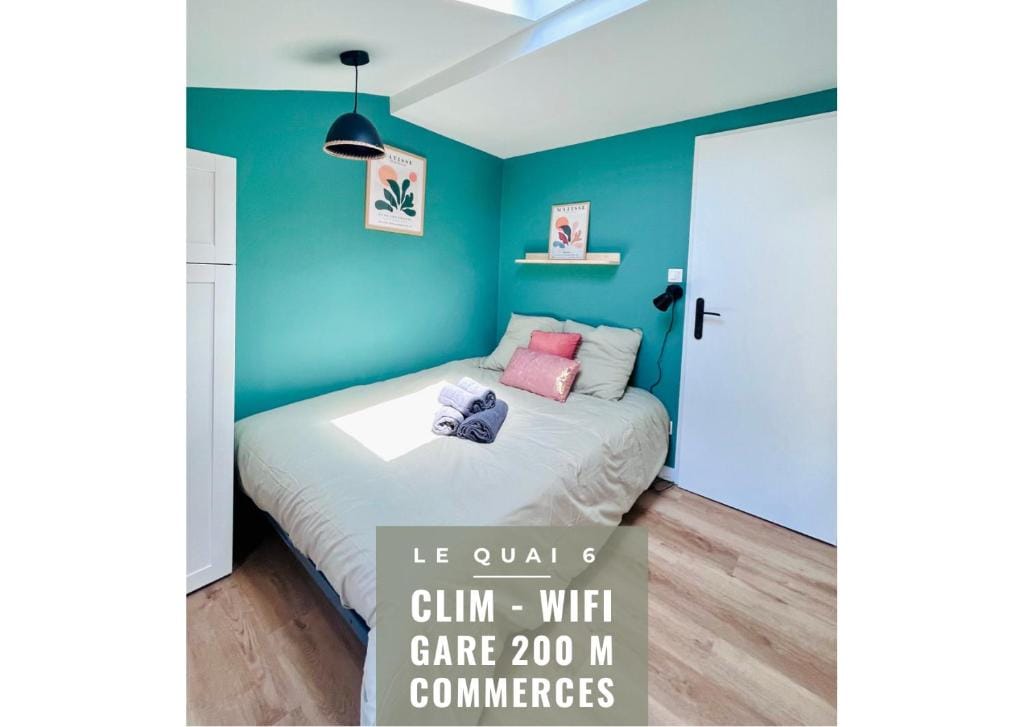 LE QUAI 6 - Studio neuf CALME LUMINEUX - CLIM - WiFi - Gare à 200m — 1
