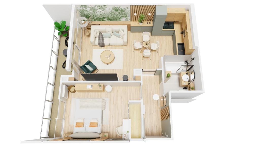 Sweet Dove - Cocon de charme, balcon & parking privé — 4